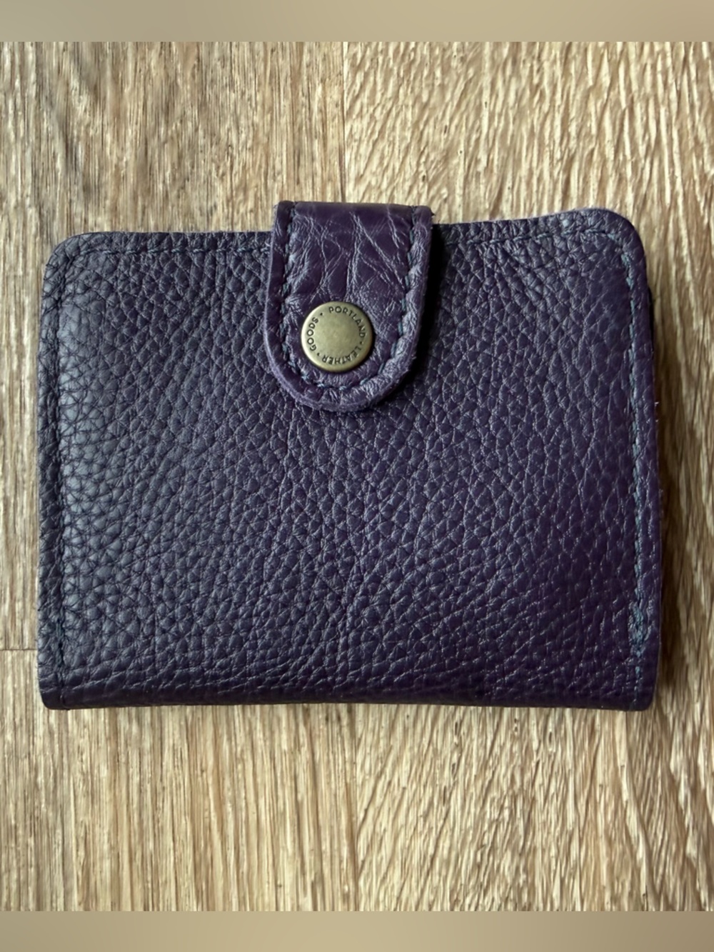 Portland Leather | Purple Mini Bifold Wallet